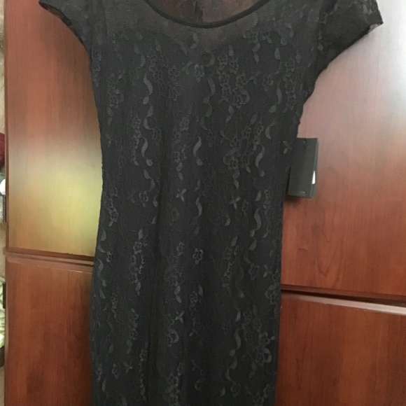 Guess xs little black lace dress (nwt) - Picture 8 of 8